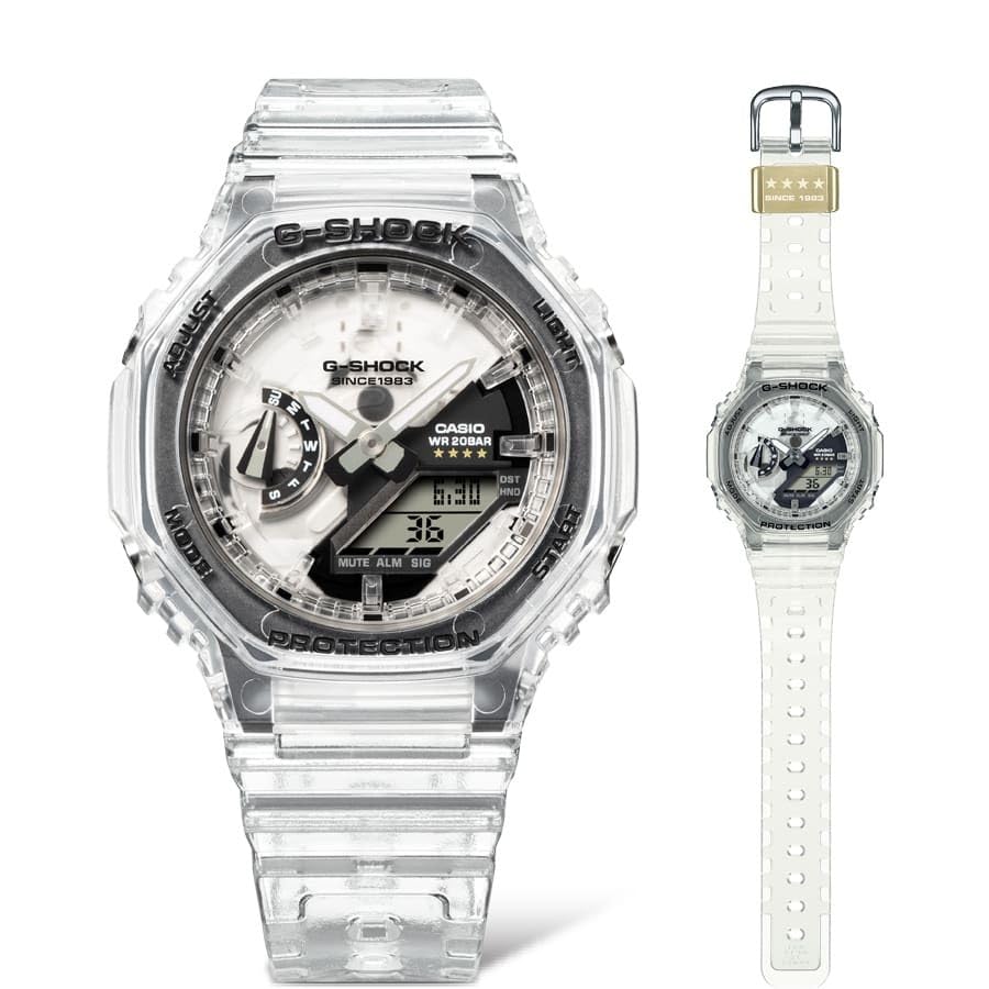 Часы Casio серии S среднего размера 40th anniversary clear remix limited boys size international model G-Shock GMA-S2140RX-7A [item]