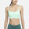 Nike Спортивный бюстгальтер с низкой интенсивностью поддержки, женское нижнее белье, мятно-зеленый AQ0141-379