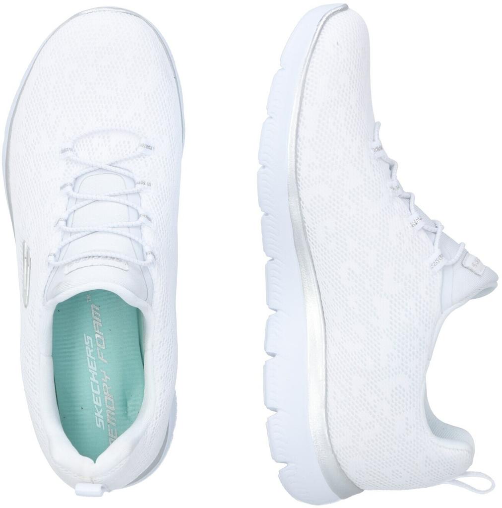 Кроссовки Skechers Leopard Spot белый/серебристый (149037-WSL)