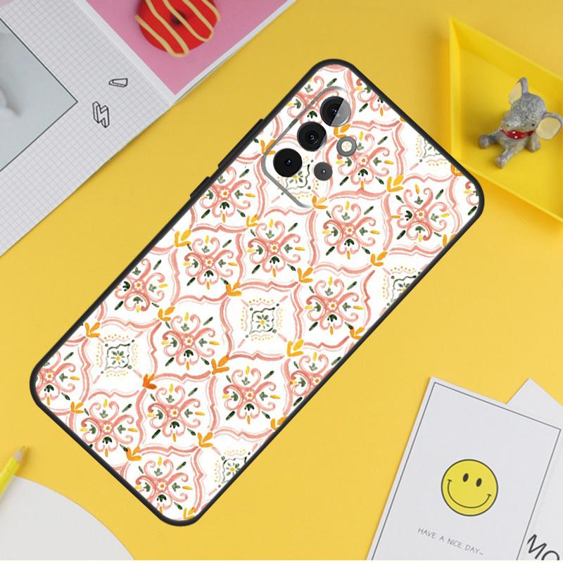 Чехол с марокканским узором для Samsung Galaxy A36 A16 A56 A06 A54 A34 A14 A13 A53 A12 A22 A32 A52 A35 A17 A15 A55