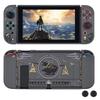 DLseego Dockable Protective Case for Nintendo Switch Latest Pattern Cover Shock Absorption Design Soft Touch Hard Cover with 2 Thumb Grips Zelda