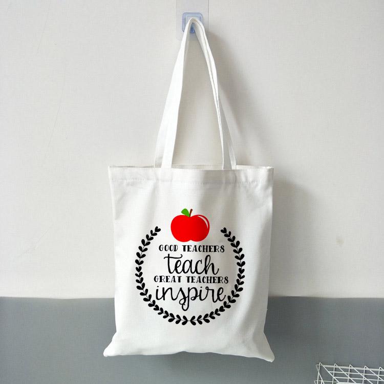 Сумка-тоут для учителей, новая женская повседневная парусиновая сумка через плечо, женская сумка