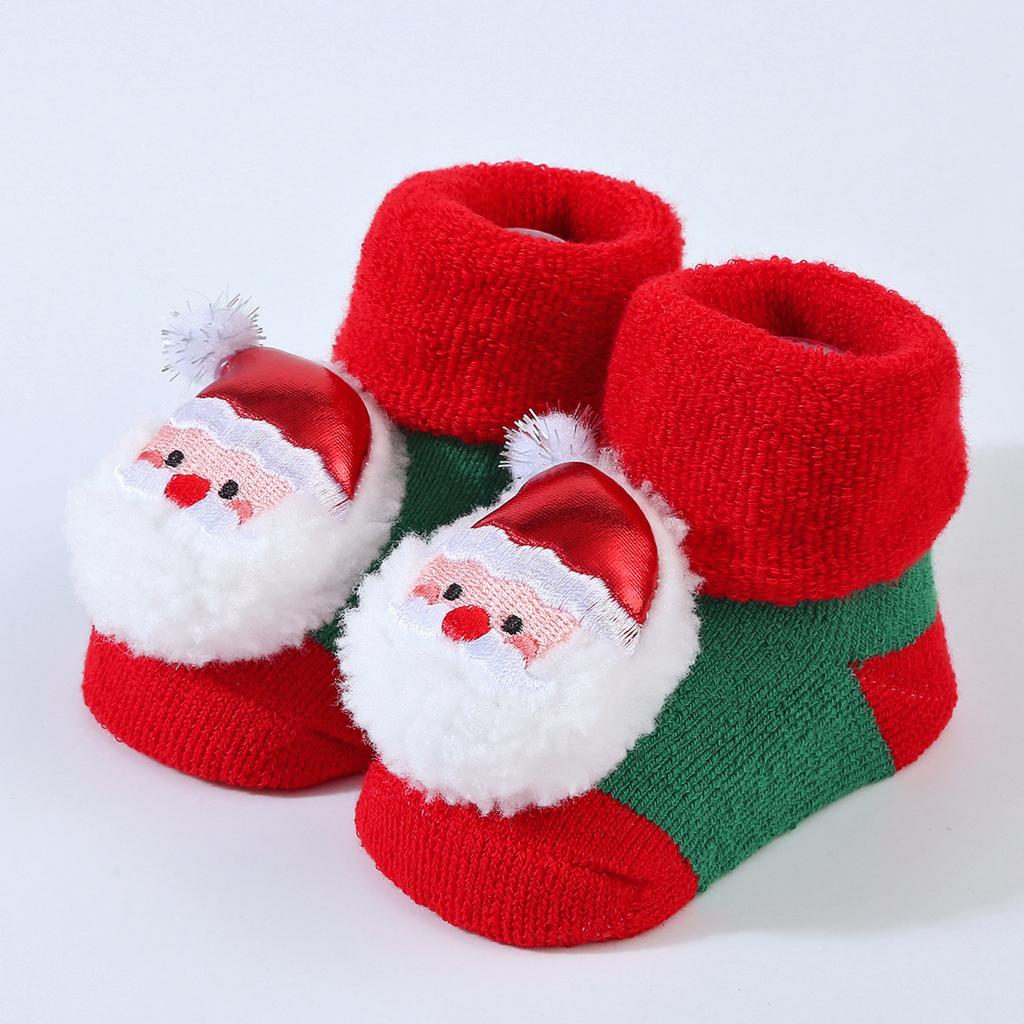 Christmas Socks Thick Warm Baby Socks Winter Cotton Socks
