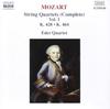 CD WA. МОЦАРТ - Струнные квартеты Том 1 8550540 Naxos 1992 Германия ObiClassical Б/У