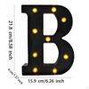 LED Marquee Letter Light Lighted Black Up Alphabet Sign for Decoration Decor