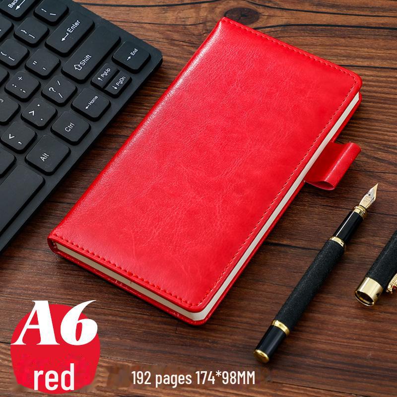 Супер толстый кожаный деловой блокнот с простым логотипом