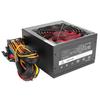 Блок питания для ПК 400 Вт Тихий Компьютерные компоненты ATX 24-контактный 12 см Красный 9-лопастной вентилятор Регулируемый 115