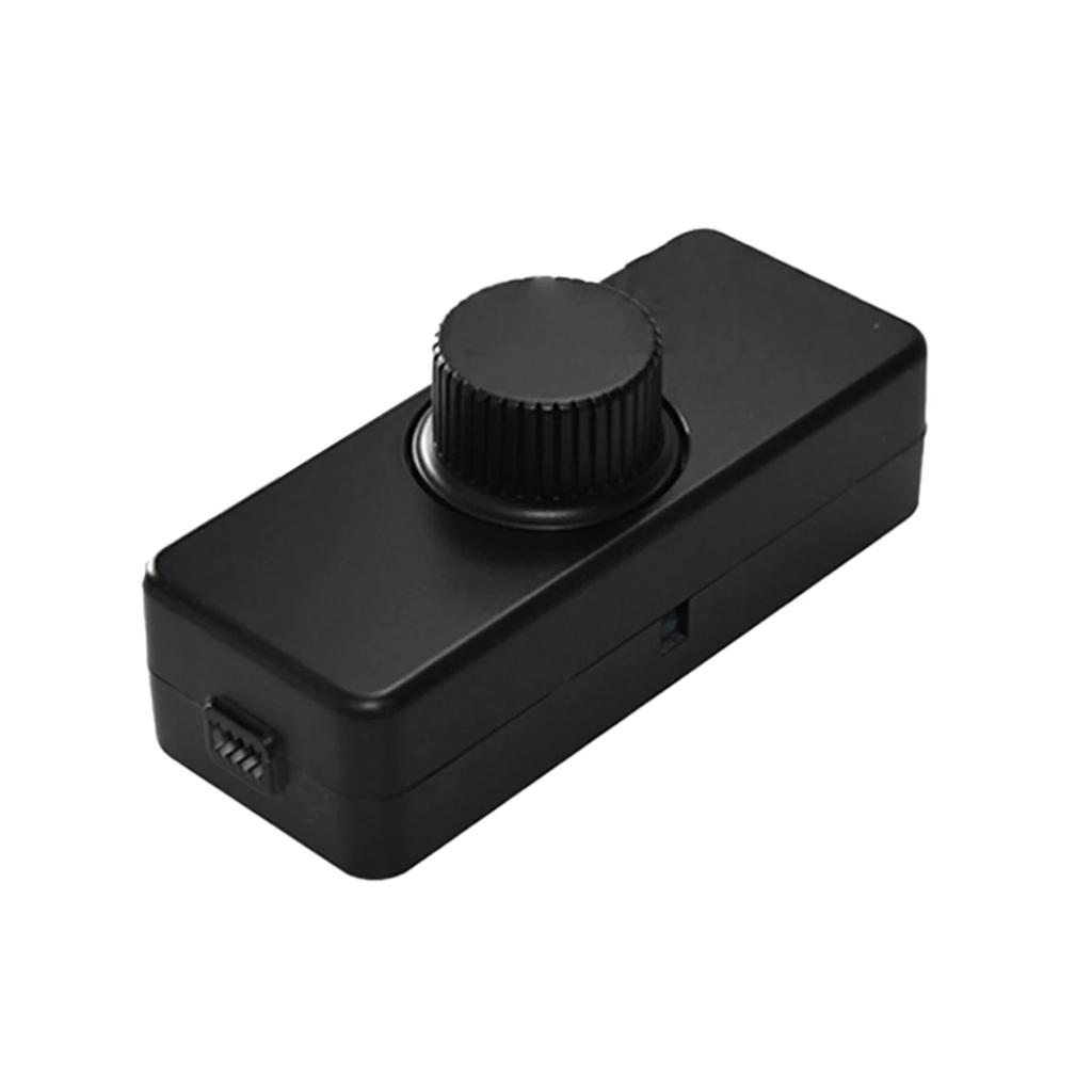 1PC Inline LED Dimmer Switch Built-in Rotary ON/OFF & Knob Control Adjustable LED Dimmer 220-240V Lights Switch Lighting Button