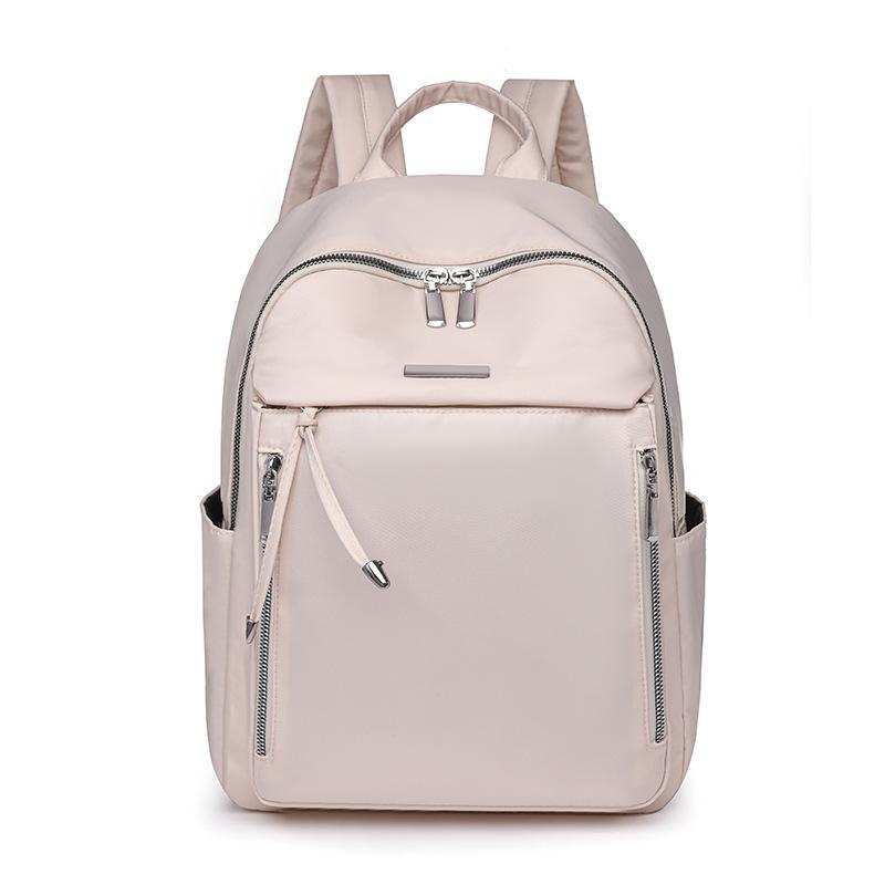 Женский однотонный рюкзак, легкая сумка для компьютера, дорожный рюкзак