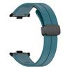 For Xiaomi Smart Band 8 Pro Silicone Watch Strap Wristband with Magnetic Folding Buckle
