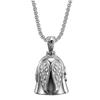 Luck Riding Bell Motorcycle Guardian Angel Wings Lucky Exorcist Bell Keychain Good Luck Talisman Keyring