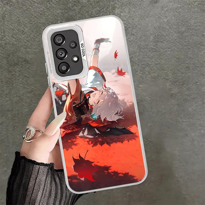 Мягкий чехол для телефона Genshin Impact Каэха для Samsung A17 A16 A15 A14 A13 A57 A56 A55 A54 A53 A37 A36 A35 A34 A33 A26 A25 A24 A23 A5