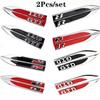 2Pcs Car Side Fender Badge Emblem Sticker for GOLF 5 6 7 MK7 MK4 MK5 MK6 Magotan B8 Passat Polo Jetta Logo Styling Accessories