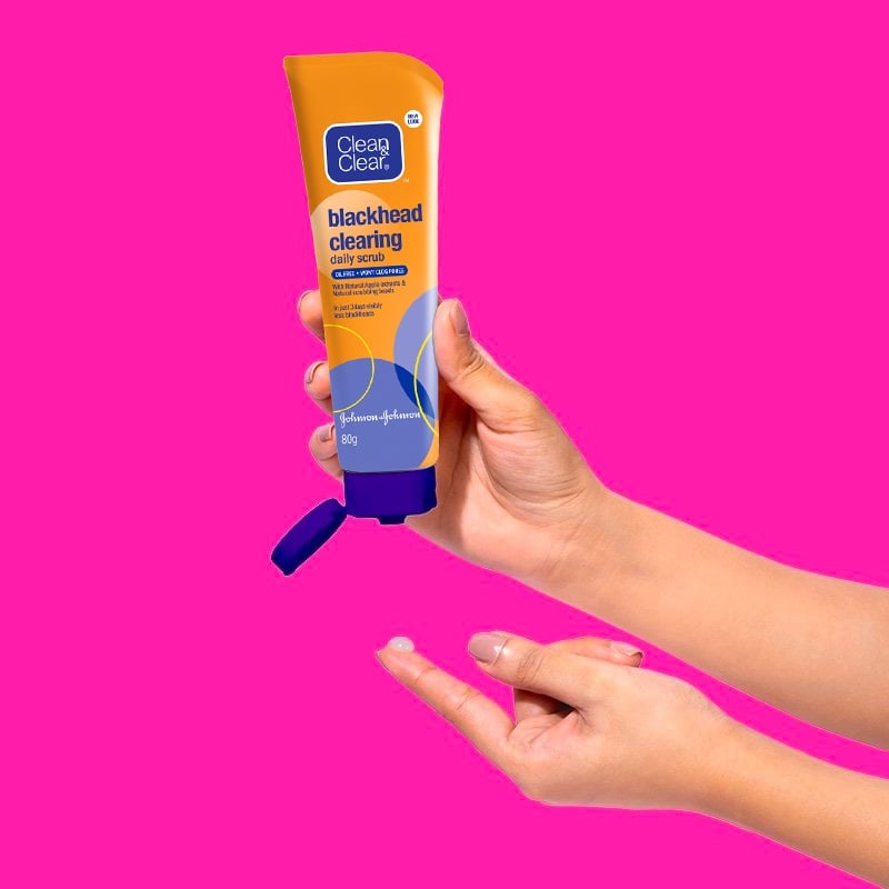 CLEAN & CLEAR Ежедневный скраб для очищения черных точек 80г