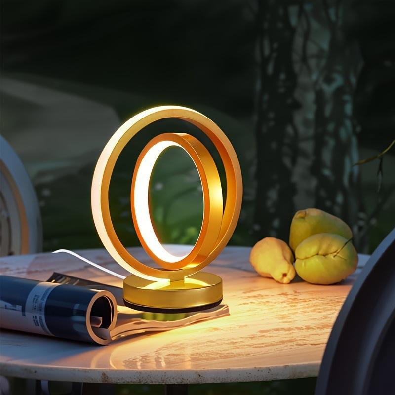 Seaweed Wave Bedside Lamp, Ambient Small Night Light, Creative Luxury Table Lamp for Bedroom Living Room