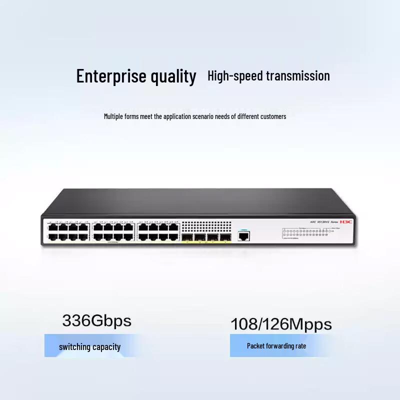 H3C LS-5130V2-28P-LI Layer 2 Full Gigabit Smart Switch