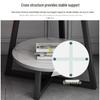 Nordic Minimalist Small Round Coffee Table for Living Room