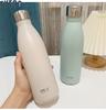 Tyeso 1000ml Stainless Steel Cola-Shaped Sports Water Bottle Vacuum Insulated Thermal Cup Portable Bike Bottle Travel Tumbler