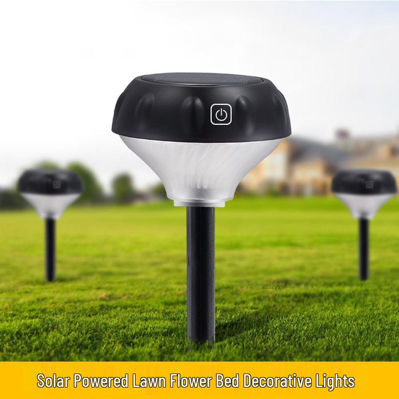 Solar-Powered RGB Waterproof Garden Lamp for Outdoor Use