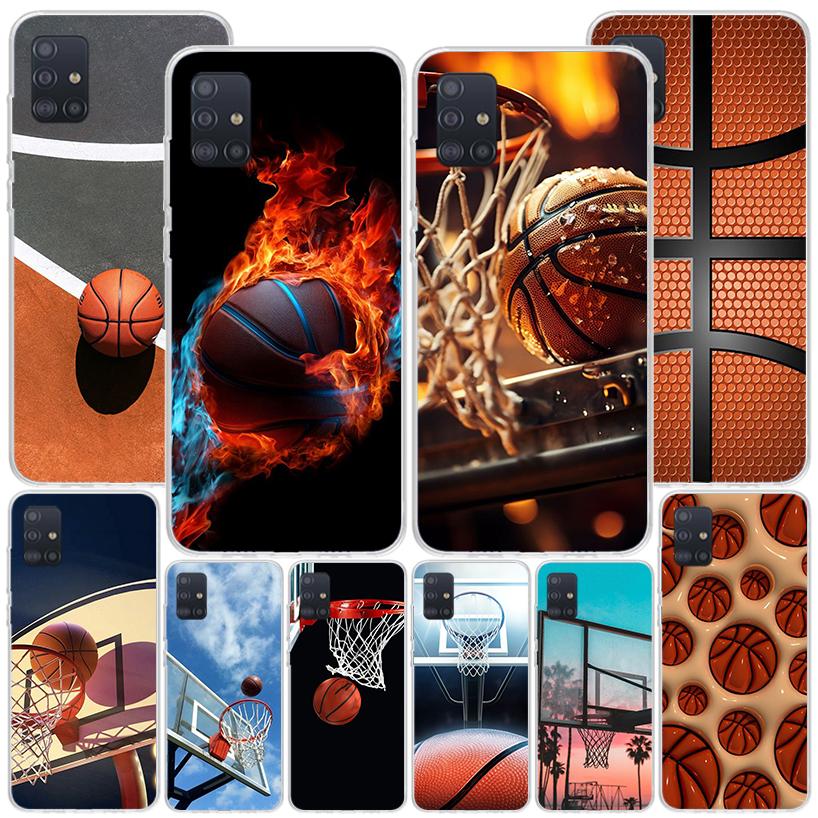 Чехол для телефона с баскетбольным кольцом для Samsung Galaxy A52 A32 A22 A12 A51 A31 A50S A30S A20S A10S Note 20 Ultra 10 Plus S10 A72 A