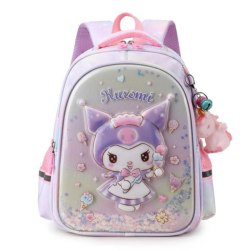 Adorable Cartoon Kids Backpack Large Capacity Nylon For Boys And Girls School Use