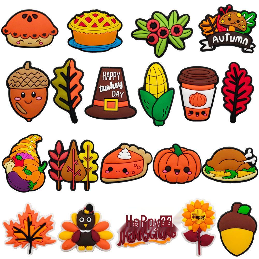 Набор украшений для кроксов Fire 96: Мультяшные цветы и пряжки Аксессуары
