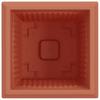 Square Flower Pot 24 pcs Brick Red 43 x 43 x 33.5 cm