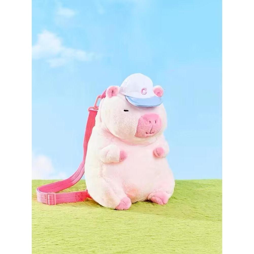 Плюшевый рюкзак Капибара Kawaii, модная плюшевая кукла, меховая сумка, детская сумка, мини-рюкзак, сумки, подарки для подруги
