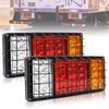 Ygmylandbb LED Trailer Truck Tail and Turn Signal Lights for Trailers and Universal with Iron Mesh Set of 2 Lights, Lamps, 12V, Brake, Reverse,