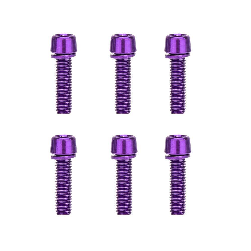 6PCS Stainless Steel Bicycle Riser Screws Bike Stem Bolts for Road Bike/Bike Handlebar/Riding