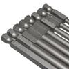 8Pcs 1/4" Hagonal Drill Screwdriver Bit Set 200mm 7.9" Bit Star Screw Magnetic Star Screw Driver Drill Bit