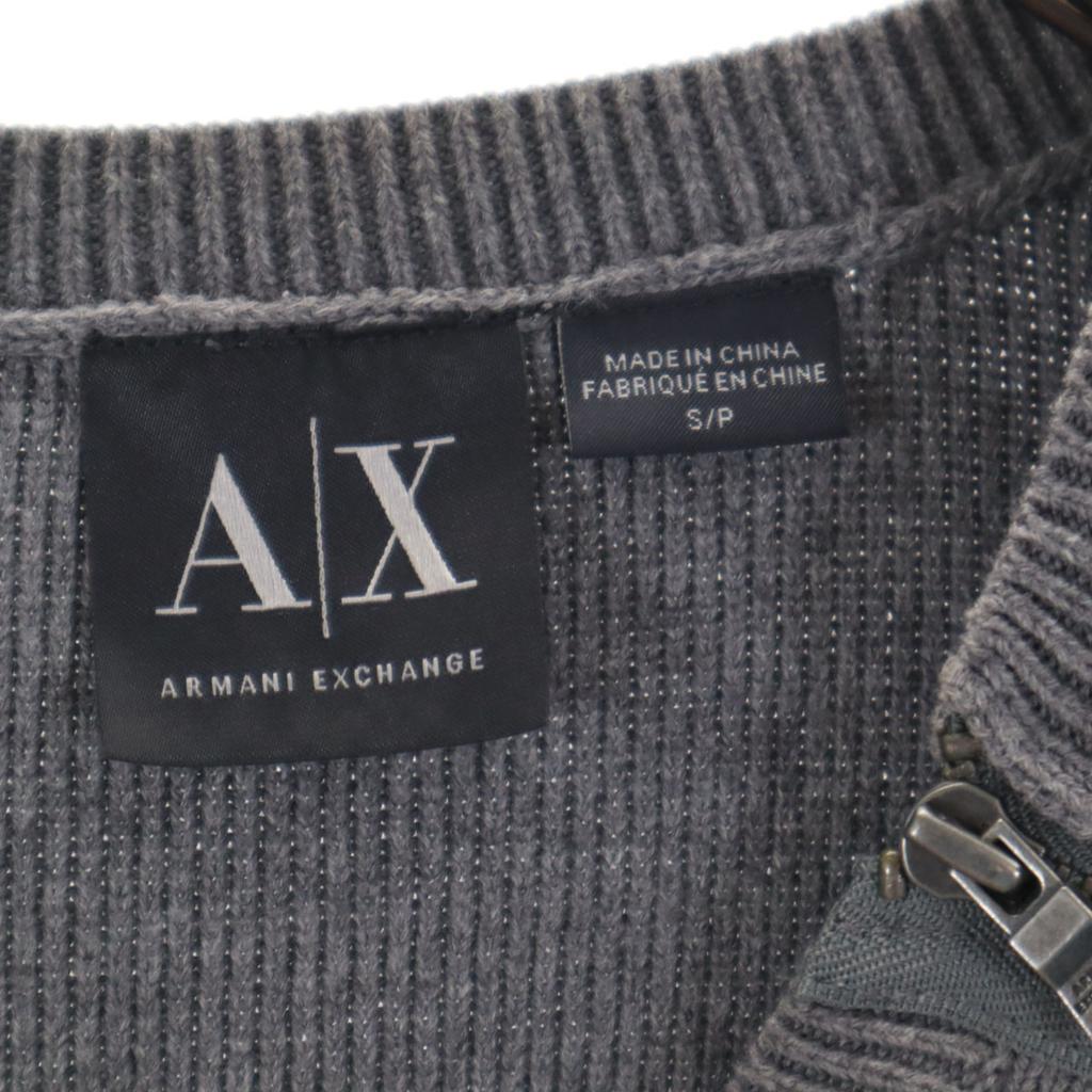 Armani Exchange Вязаный свитер с длинным рукавом S серый Мужской Б/у