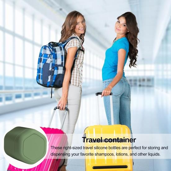 1/3Pcs Portable Travel Container Leak Proof Shampoo Conditioner Shower Gel Magnetic Capsule Empty Storage Box Multi-purpose Cosmetic Refillable Bottle