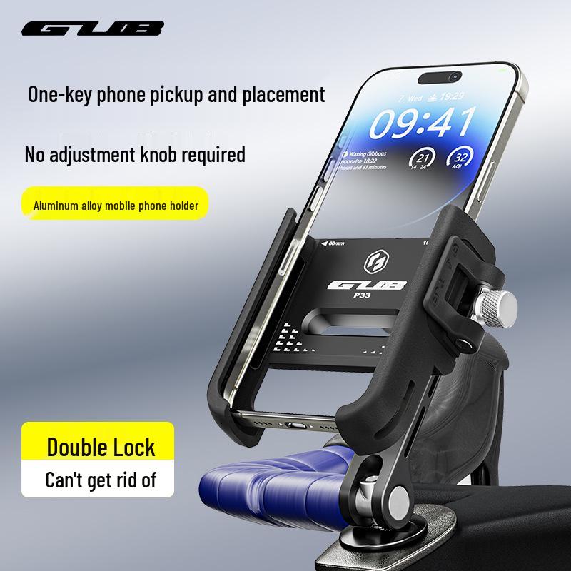 GUB P33 Shockproof Bicycle Phone Holder for Mountain and Road Bikes