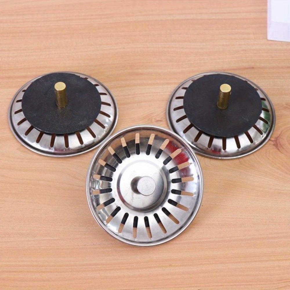 4pcs Kitchen Basin Drain Dopant Sink Strainer Basket Waste Filter Stopper Bathroom Hair Catcher