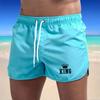Мужские пляжные шорты для серфинга, купальники, быстросохнущая пляжная одежда, 2024, дышащие плавки с карманами, летняя мужская спортивная одежда