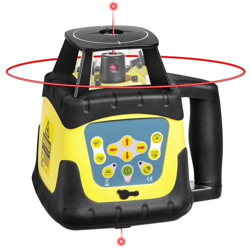 Firecore FRE205R Rotating Laser Self-Leveling Laser Level, Rotating Laser Level, Surveying Level, Leveling Receiver, Remote Control Included, Measurin