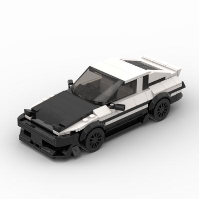MOC AE86 APEX 314 детали заголовочный текст D блок креативная сборка спортивный автомобиль серия для мальчиков модель автомобиля
