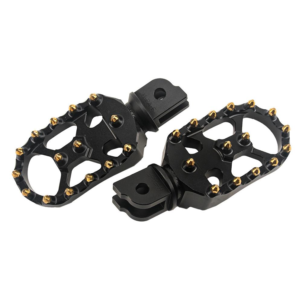 Motorcycle Foot Rests Pedals For Harley Softail Street Bob FXBB Low Rider ST FXLRST Breakout 114 FXBRS Front Foot Pegs Footpegs