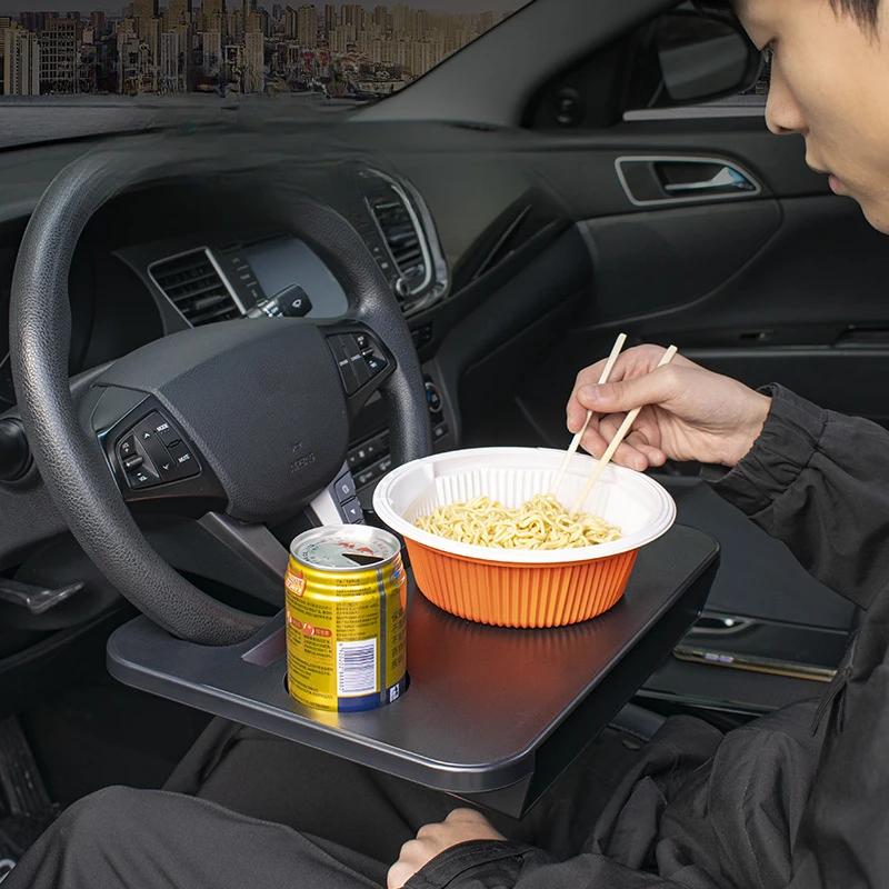 New Portable Car Laptop Computer Desk Mount Stand Eat Work Car Steering Wheel Dining Table BracketDrink Food Coffee Tray Board