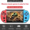Игровая портативная ручная ретро-видеоигровая консоль плеер Portatil Mini Arcade Видеоигры для ручного карманного семейного ретрогейминга