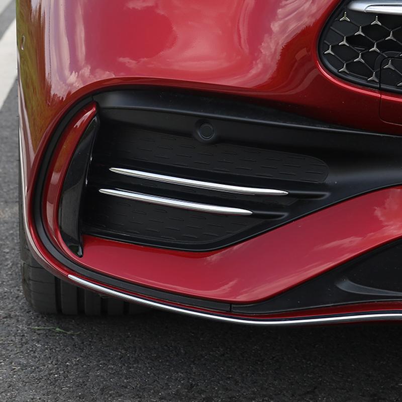 Front Rear Fog Light Lamp Cover Eyebrow Eyelid Garnish Trim For Mercedes Benz C Class W206 C200 C260 C300 AMG