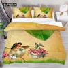 Пододеяльник с изображением курицы размера King Queen и акварельного петуха для детей, подростков и взрослых, одеяло из полиэстера с изображением сельскохозяйственных животных