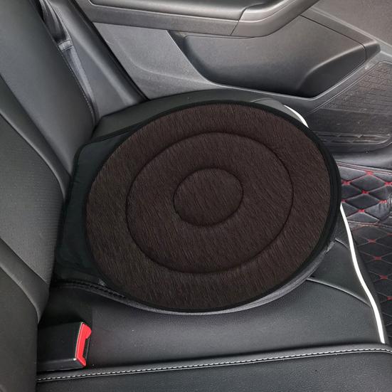 Подушка для сиденья с поворотом на 360 градусов, износостойкая, дышащая ткань, нескользящая, круглая, вращающаяся, подушка для автомобильного сиденья