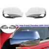 Для Jeep Grand Cherokee 2005 2006 2007 2008 2009 2010 Автомобильная накладка на корпус бокового зеркала заднего вида, крышка-накладка на крыло, внешняя отделка рамы двери