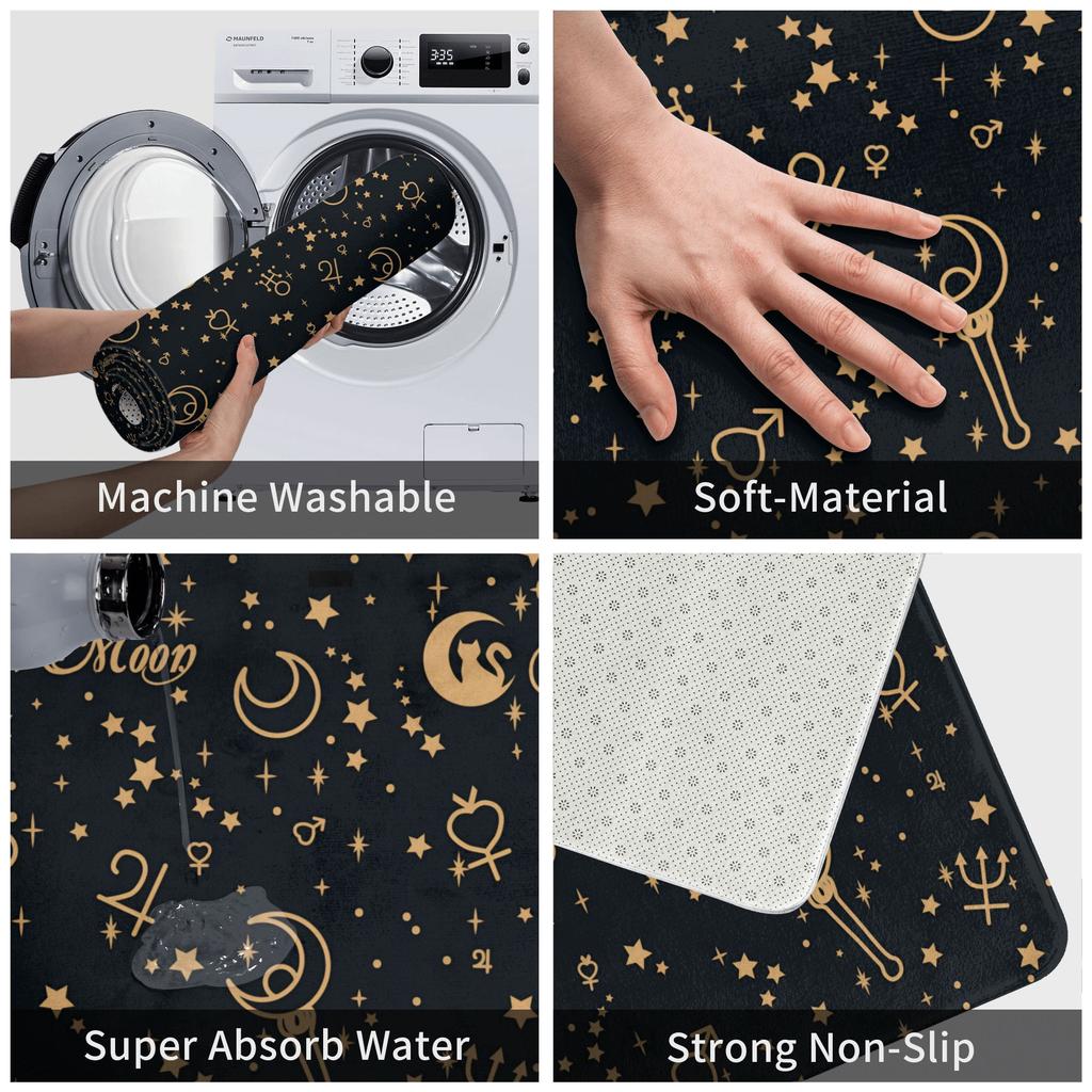 Anime Sailors Moons Doormat Anti-Slip Entrance Bathroom Kitchen Floor Door Mat  Garage Rug Carpet Footpad