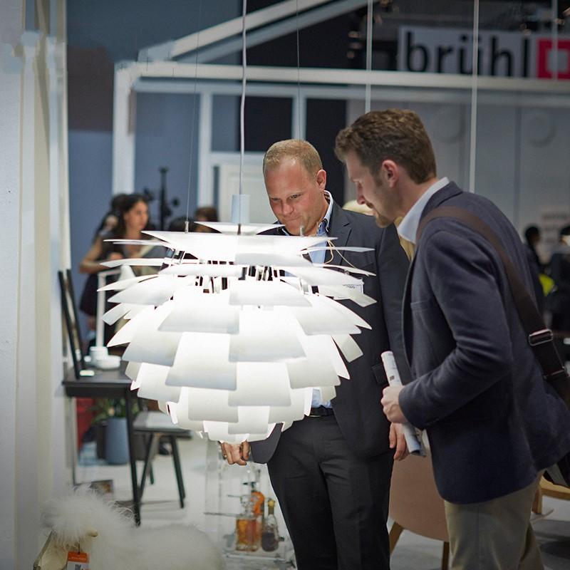 Лампа Артишок Шишка Алюминиевый Подвесной Светильник Белый Роскошный Дизайнерский Светильник для Гостиной Офиса Спальни Подвесной Светильник