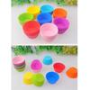 Silicone Muffin & Cake Mold Set, 7cm, 8 Colors - Perfect for Small Cakes, Egg Tarts, and Muffins