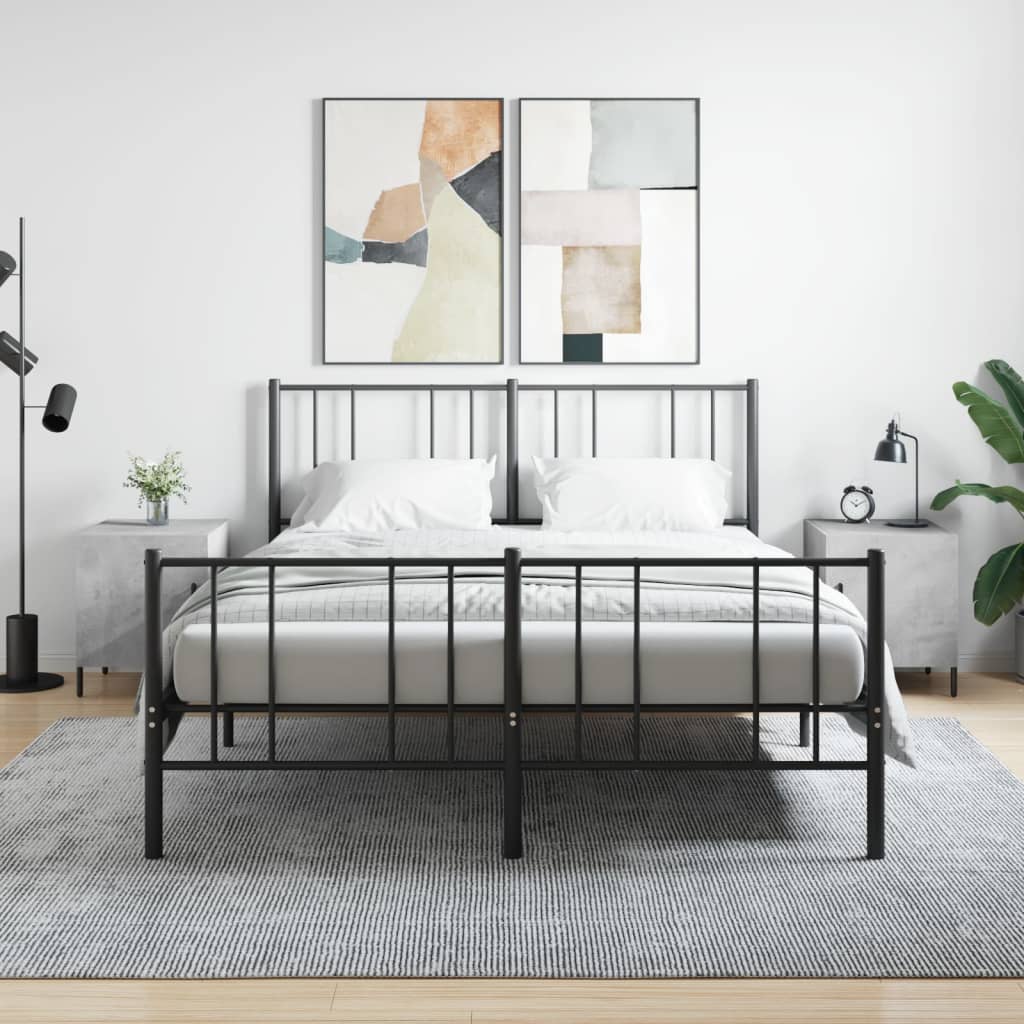 Nightstands 2 pcs Concrete Grey 40 x 40 x 50 cm Engineered Wood