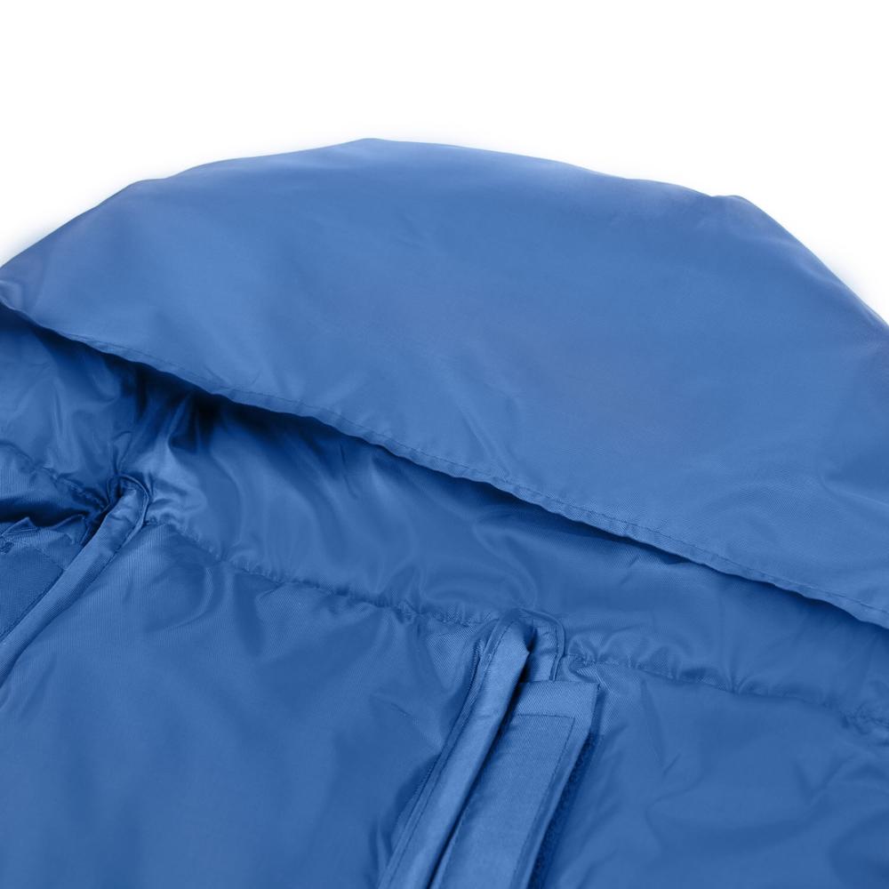 Set of sleeping bag for stroller, seat, sled, winter, navy blue bag + cover
